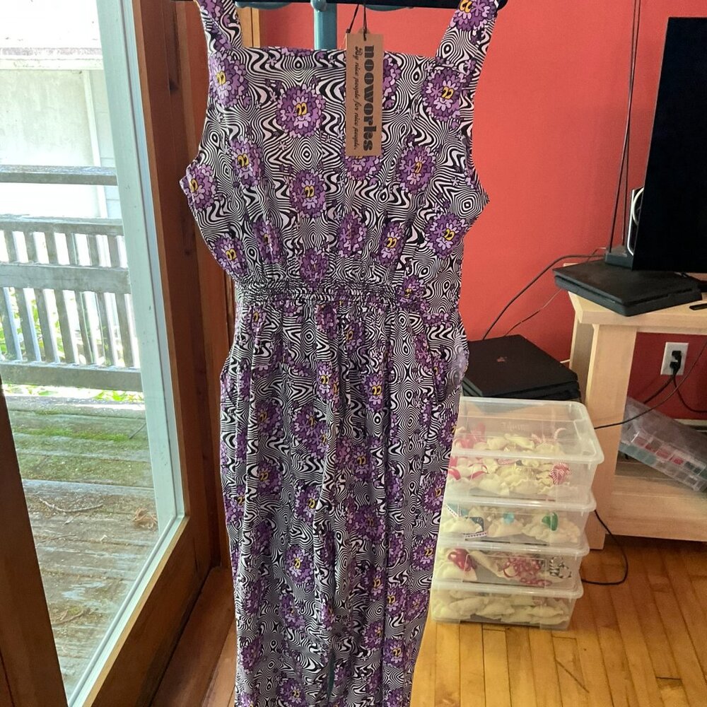 Nooworks Overalls in Haze pattern Size 3X